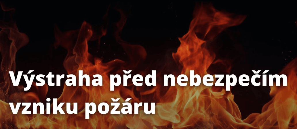 Obrázek k aktualitě Výstraha ČHMÚ - Nebezpečí vzniku požárů