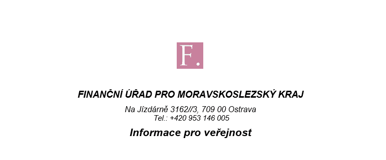 Obrázek k aktualitě Informace Finančního úřadu pro Moravskoslezský kraj pro občany s končící lhůtou pro podání přiznání k dani z příjmů fyzických osob