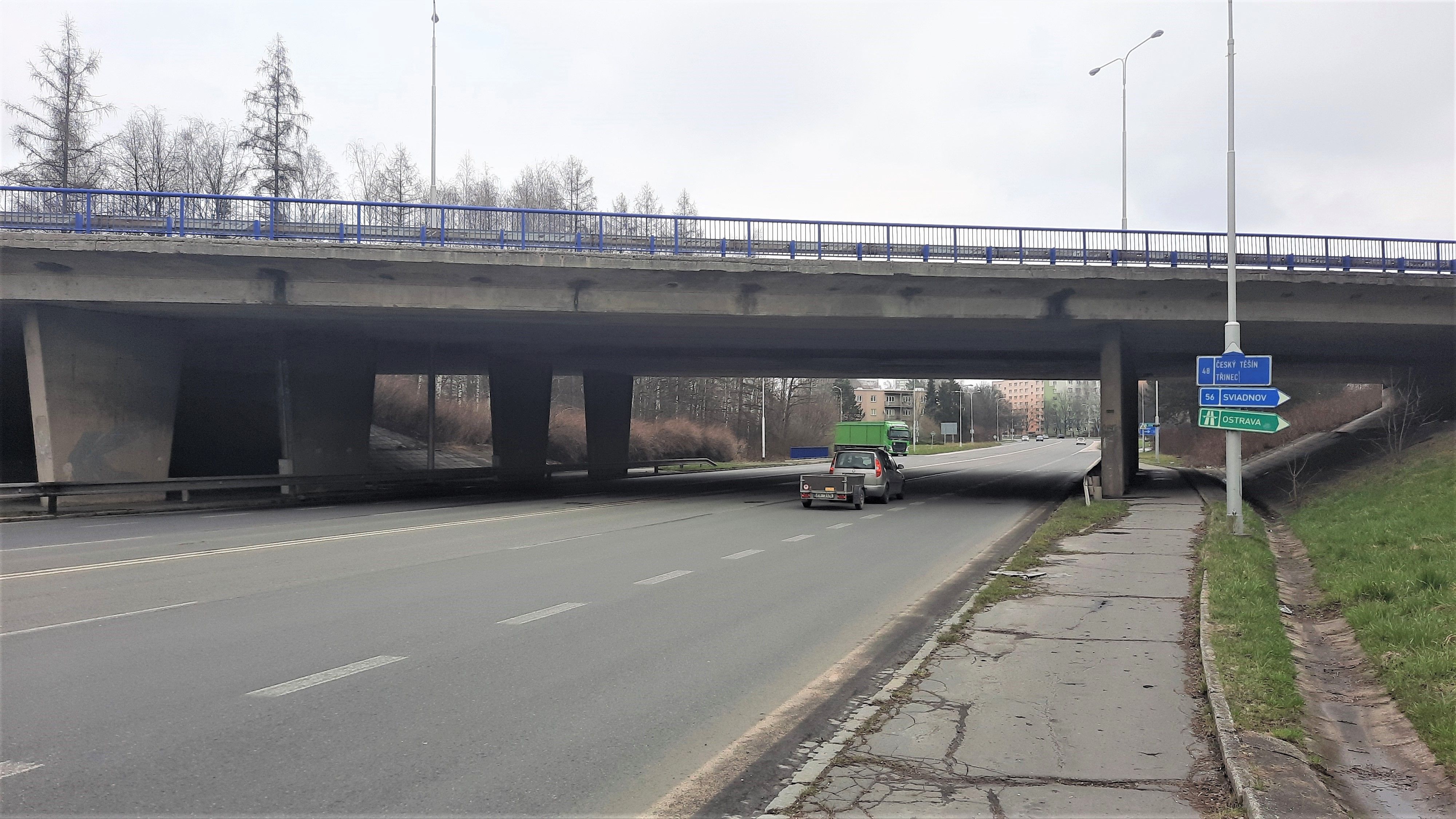 Obrázek k aktualitě Oprava mostů uzavře silnici I/56 ve Frýdku-Místku