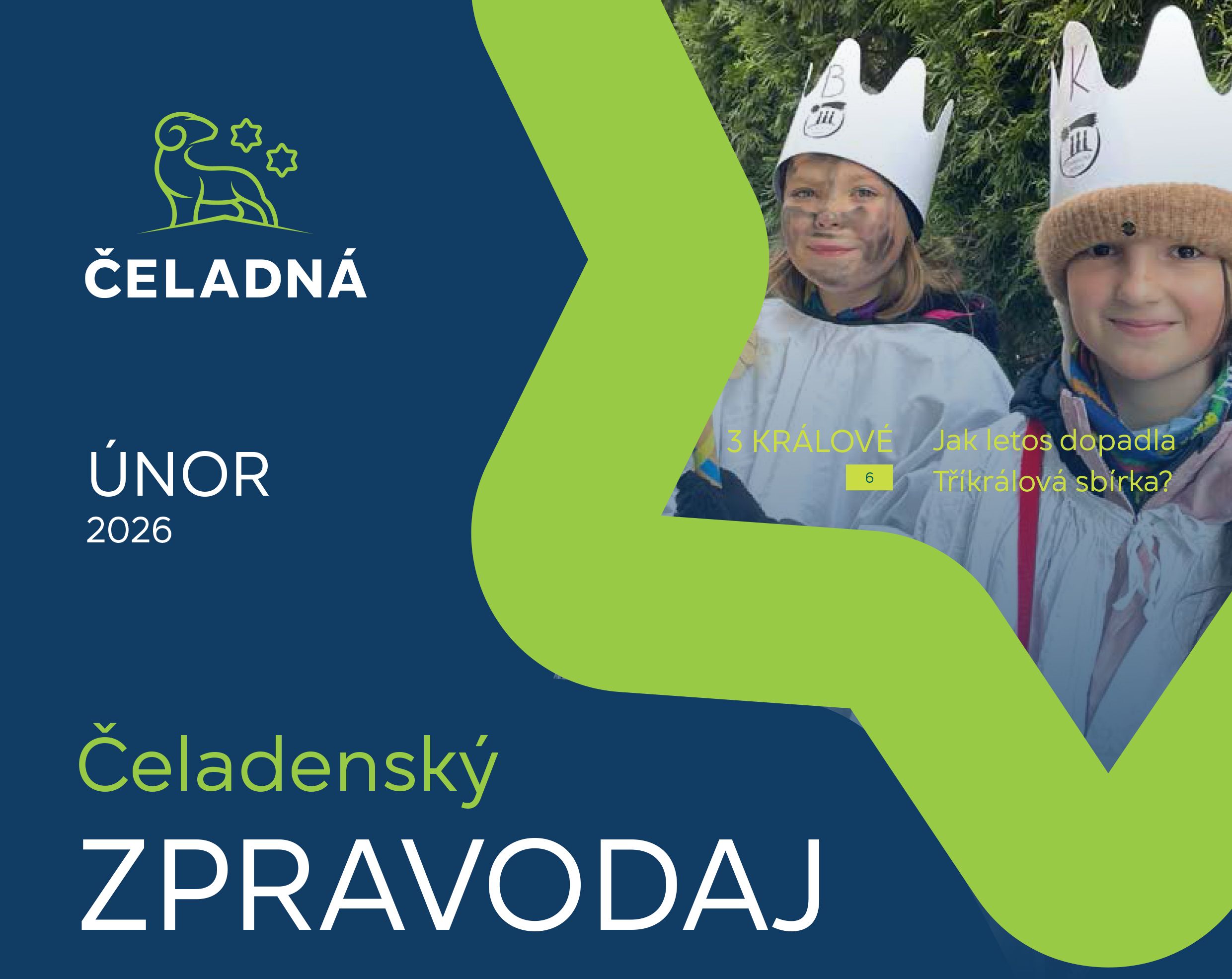 Obrázek k aktualitě Únorový zpravodaj nabízí Tříkrálovou sbírku i speciál z plesu 