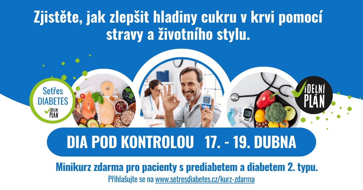 Obrázek k aktualitě Pozvánka na bezplatný minikurz "DIA POD KONTROLOU"