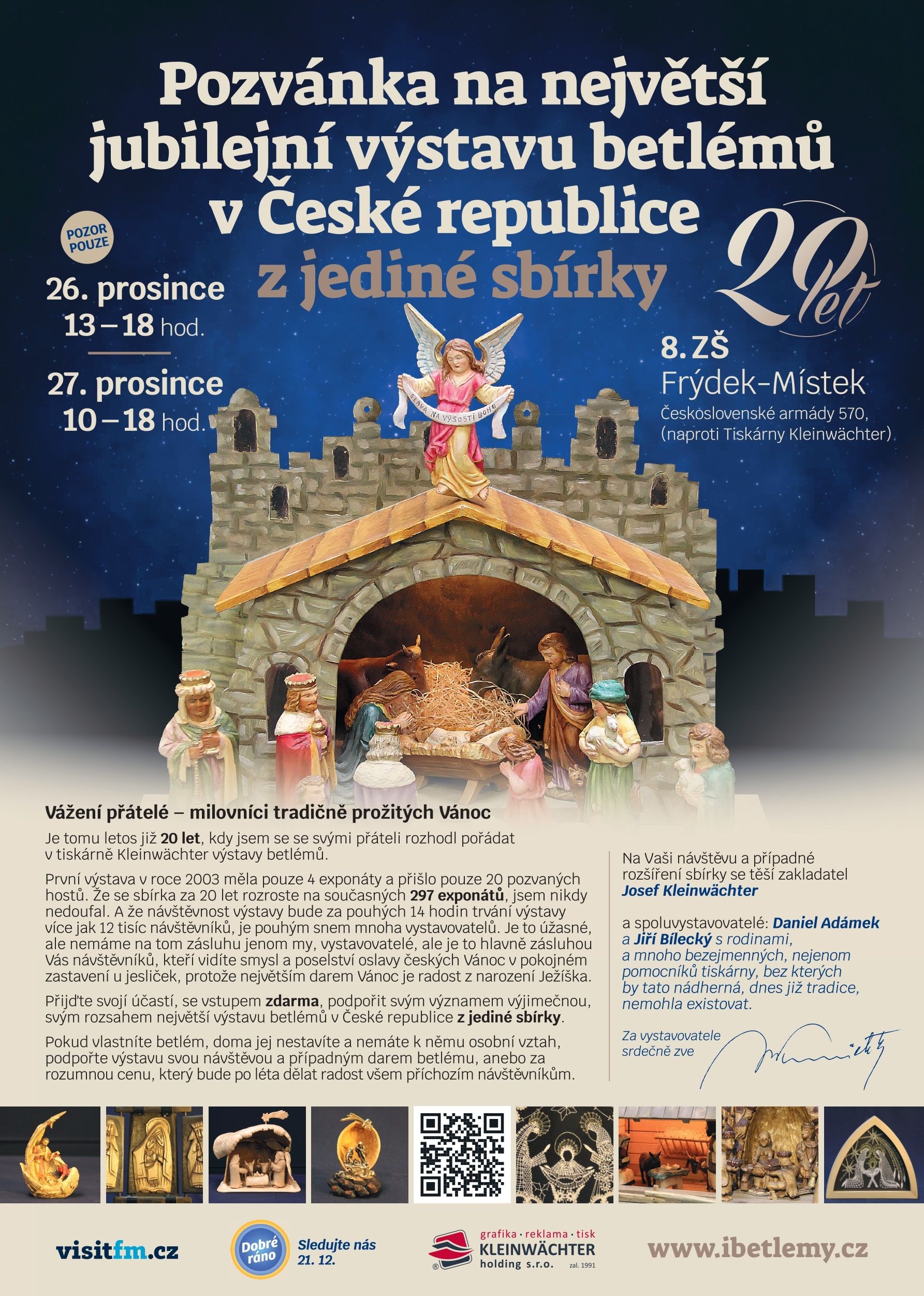 Obrázek k aktualitě Pozvánka na největší jubilejní výstavu betlémů v ČR